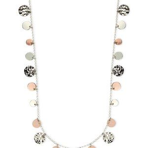 Nine West "Classics" Tri Tone Strand Necklace, 42"